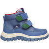 Bottes neige enfant Naturino Bottes en su&egrave;de et tissu technique NEW PILE VL WP. Bleu