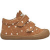 Baskets montantes enfant Naturino Chaussures premiers pas en su&egrave;de COCOON VL Marron