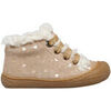 Baskets montantes enfant Naturino Chaussures premiers pas en su&egrave;de LALLIT Gris