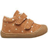Baskets basses enfant Naturino Chaussures premiers pas en su&egrave;de COCOON VL Marron