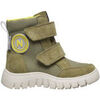 Bottes neige enfant Naturino Boots en su&egrave;de et tissu technique GEMINAE 3 VL WP. Vert