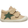 Baskets montantes enfant Naturino Chaussures premiers pas en su&egrave;de et cuir KOLDE VL Multicolore