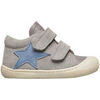 Baskets montantes enfant Naturino Chaussures premiers pas en su&egrave;de et cuir KOLDE VL Multicolore