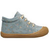 Baskets montantes enfant Naturino Chaussures premiers pas en su&egrave;de avec c?urs paillet&eacute;s COCOON Multicolore