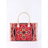 Cabas La Fiancee Du Mekong Grand sac cabas imprim&eacute; en coton DIANORA Rouge