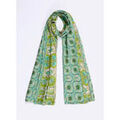 Echarpe La Fiancee Du Mekong Etole voile de coton bio mix print NILONA