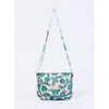 Sac a main La Fiancee Du Mekong Petit sac besace matelass&eacute; coton TACOTA Vert