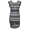 Robe courte New Fashion Robe Taille 38 / M Noir