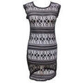 Robe courte New Fashion Robe Taille 38 / M Noir