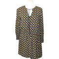 Robe courte Color Block Robe Taille 36 / S Bleu