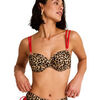 Maillots de bain Selmark Haut maillot de bain embo&icirc;tant NOMAD Mare Marron
