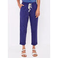 Pantalon La Fiancee Du Mekong Pantalon chino &eacute;lastiqu&eacute; coton stretch MATHIS Bleu Grenoble