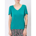 T-shirt La Fiancee Du Mekong T-shirt maille fluide col V IRENE Grenoble