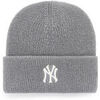 Bonnet '47 Brand 47 BEANIE MLB NEW YORK YANKEES FOUNDATIONAL WOLF GREY