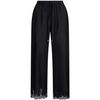 Pantalon Liu Jo Pantalon avec broderies ajour&eacute;es Noir