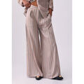 Pantalon Liu Jo Pantalon palazzo &agrave; rayures Beige Grenoble
