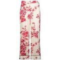 Pantalon Liu Jo Pantalon en satin imprim&eacute; Rouge Grenoble