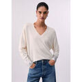 Pull Liu Jo Pull &agrave; encolure en V lam&eacute; Argent&eacute;