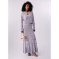 Robes sur Grenoble : Robe Liu Jo Robe longue en maille ajour&eacute;e Violet