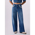 Jeans sur Grenoble : Jeans flare / larges Liu Jo Jean &eacute;vas&eacute; avec applications de pierres Bleu