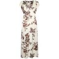 Robes sur Grenoble : Robe Liu Jo Robe longue en satin imprim&eacute; Blanc