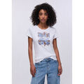 T-shirt Liu Jo T-shirt avec imprim&eacute; et strass Blanc Grenoble