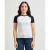 T-shirt Guess T-shirt femme avec logo imprim&eacute; Blanc