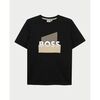 T-shirt enfant BOSS T-shirt gar&ccedil;on avec imprim&eacute; frontal Noir