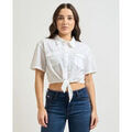 Chemises sur Grenoble : Chemise Guess Chemise femme &agrave; manches courtes Blanc