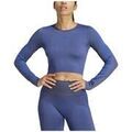 T-shirt adidas T-shirt &agrave; manches longues Knit Bleu