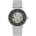 Hommes sur Grenoble : Montre Pierre Lannier Montre Homme GAIUS Noir Acier milanais Argent&eacute; Noir