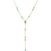 Collier Orusbijoux Collier En Argent Cravate Dor&eacute; Pierre Amazonite Dor&eacute;