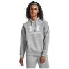 Sweat-shirt Under Armour Sweat-Shirt En Polaire Ua Rival &Agrave; Grand Logo Gris