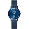 Montre Pierre Lannier Montre Femme COEUR BATTANT Bleu Acier milanais Bleu