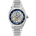 Hommes sur Grenoble : Montre Pierre Lannier Montre Homme COPILOTE Bleu Acier Argent&eacute; Bleu