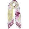 Echarpe Liu Jo Grand foulard avec orchid&eacute;e Jaune
