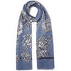 Echarpe Liu Jo &Eacute;tole avec motif de fleurs Bleu