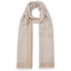 Echarpe Liu Jo Foulard &agrave; logo jacquard Beige