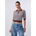 Pull Liu Jo Pull ray&eacute; avec d&eacute;tails bijoux Marron