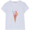 T-shirt enfant Liu Jo T-shirt avec imprim&eacute; Beige