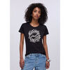 T-shirt Liu Jo T-shirt avec imprim&eacute; et strass Noir