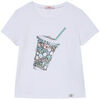 T-shirt enfant Liu Jo T-shirt avec imprim&eacute; et pierres
