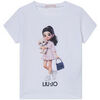 T-shirt enfant Liu Jo T-shirt avec imprim&eacute; Blanc