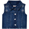 Veste enfant Liu Jo Gilet en denim avec broderies bijoux
