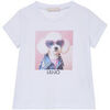 T-shirt enfant Liu Jo T-shirt avec imprim&eacute; Blanc