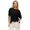 T-shirt Superdry T-shirt Studios &agrave; &eacute;paules tombantes Noir