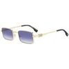 Lunettes de soleil Dsquared D2 0104/S Lunettes de soleil, Or/Bleu, 52 mm Dor&eacute;