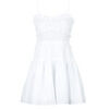 Robe courte MICHAEL Michael Kors POPLIN SMOCKED MINI DRESS