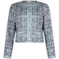 Veste Liu Jo Veste avec imprim&eacute; num&eacute;rique effet boucl&eacute; Bleu Grenoble