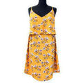 Robe courte Mango Robe Taille 34 / XS Jaune Grenoble